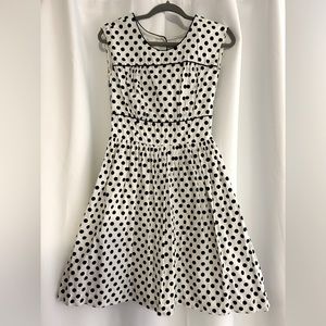 Adorable, vintage inspired polka dot dress.